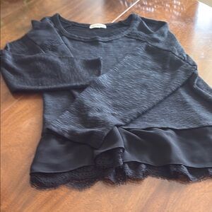 Chic Black Long Sleeve Top